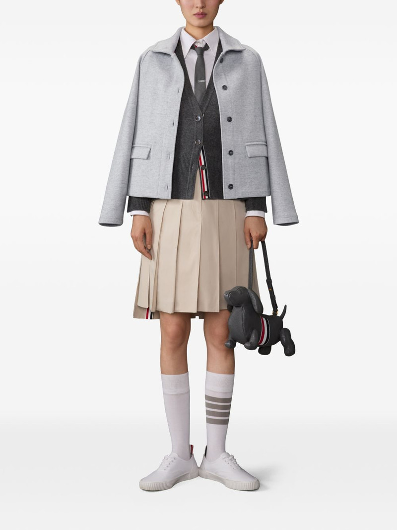 Thom Browne double-face jacquard jacket outlook