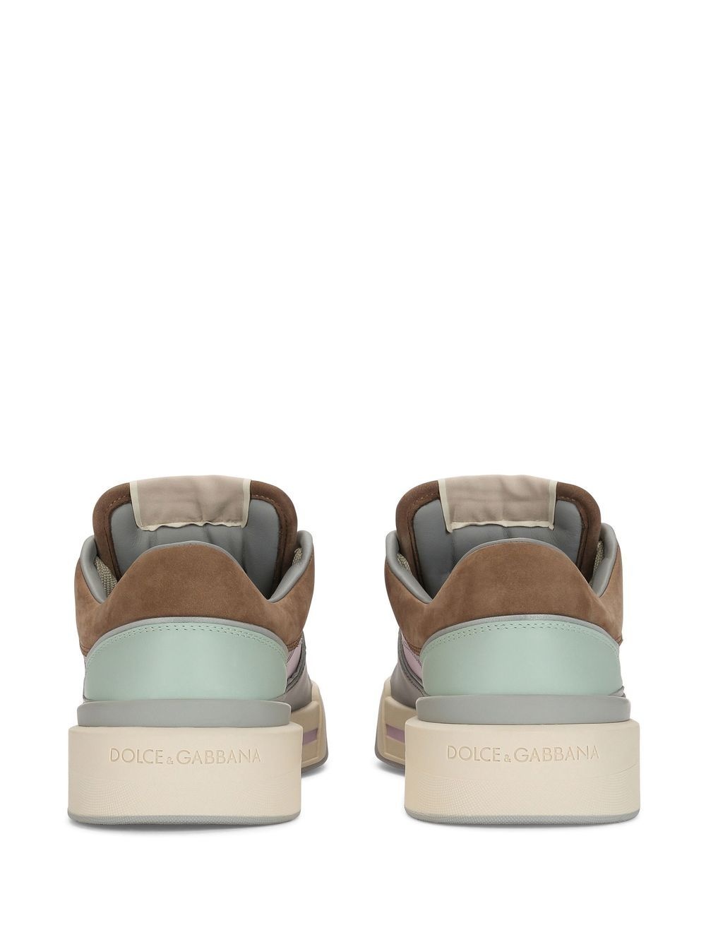 lace-up low-top sneakers - 3