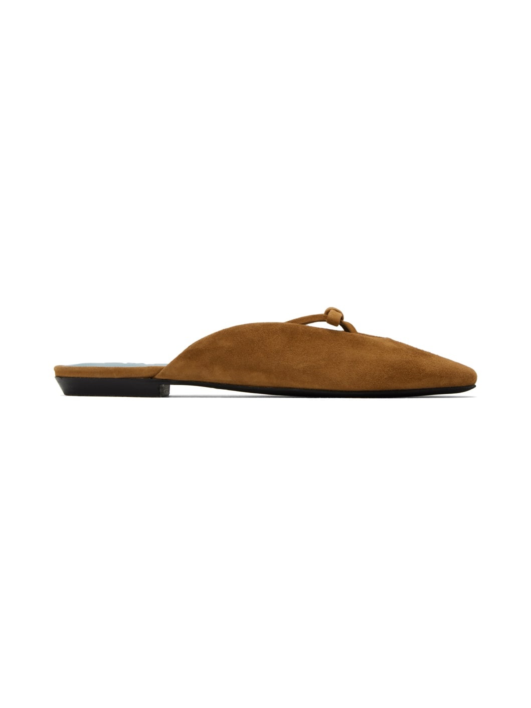 Tan Finn Suede Leather Mules