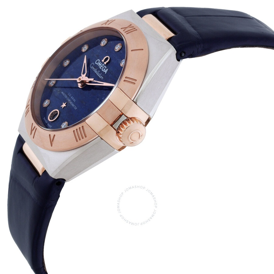 Omega Constellation Automatic Chronometer Diamond Blue Dial Ladies Watch 131.23.29.20.99.003 - 2