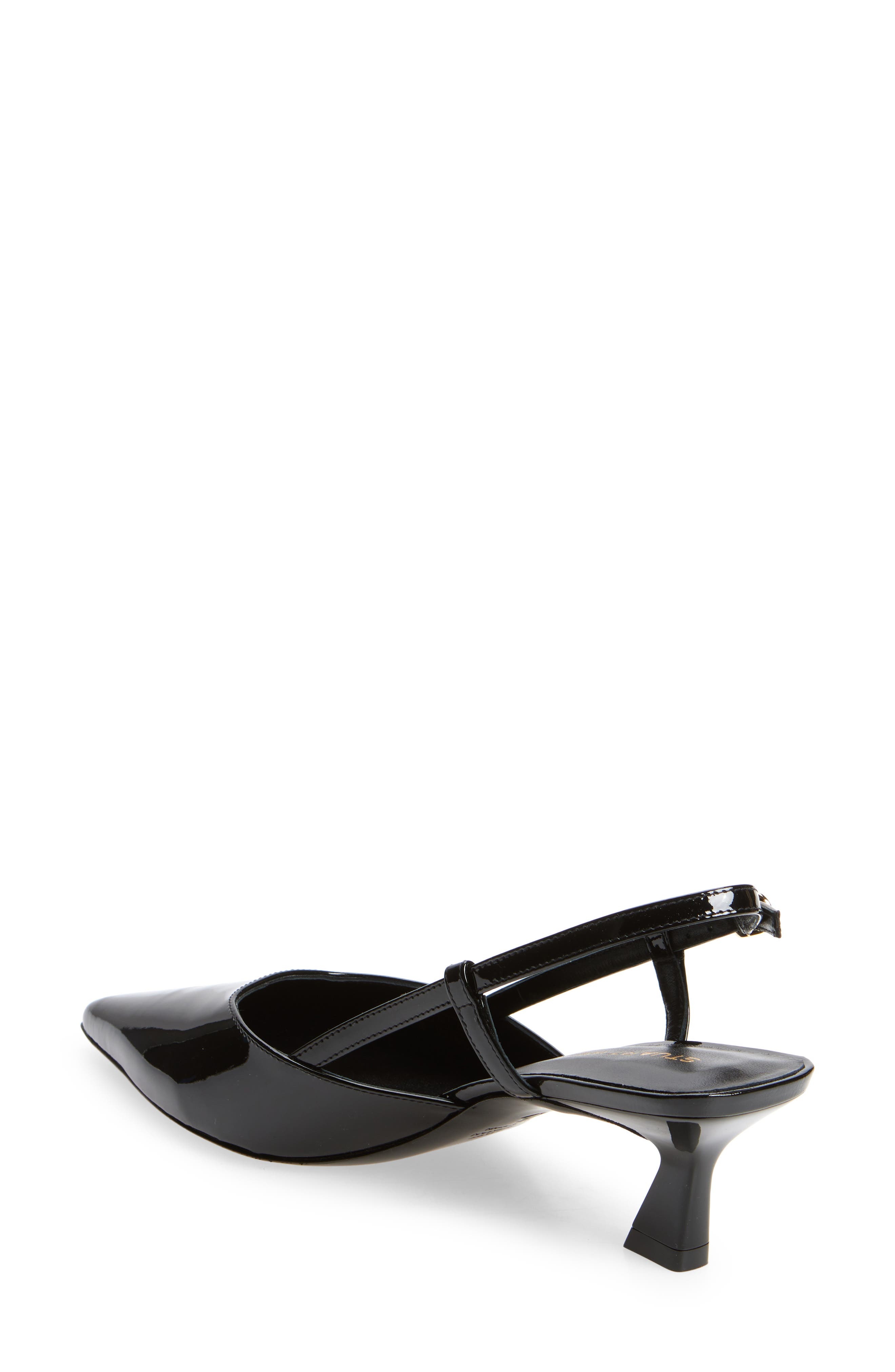 Stuart Weitzman Vinnie 50 Slingback Pump in Black at Nordstrom - 2