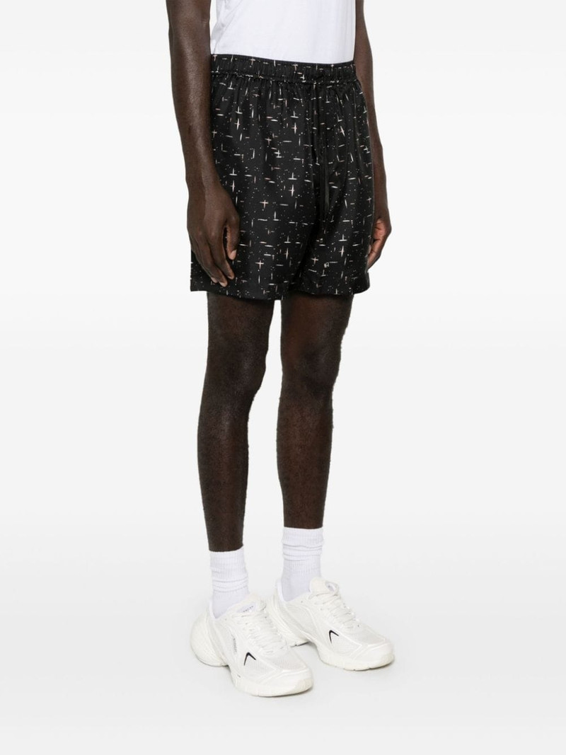 abstract-print deck shorts 3