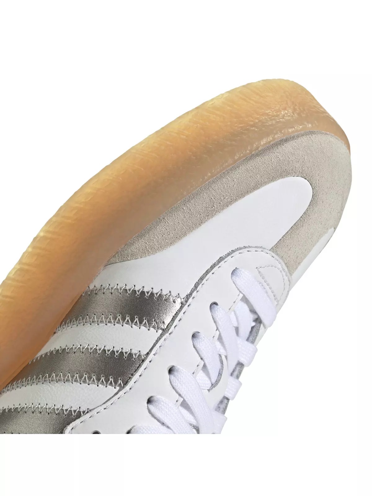 Originals Sambae "Ftwr White/Silver Metallic/Gum" Women's Shoe - 8