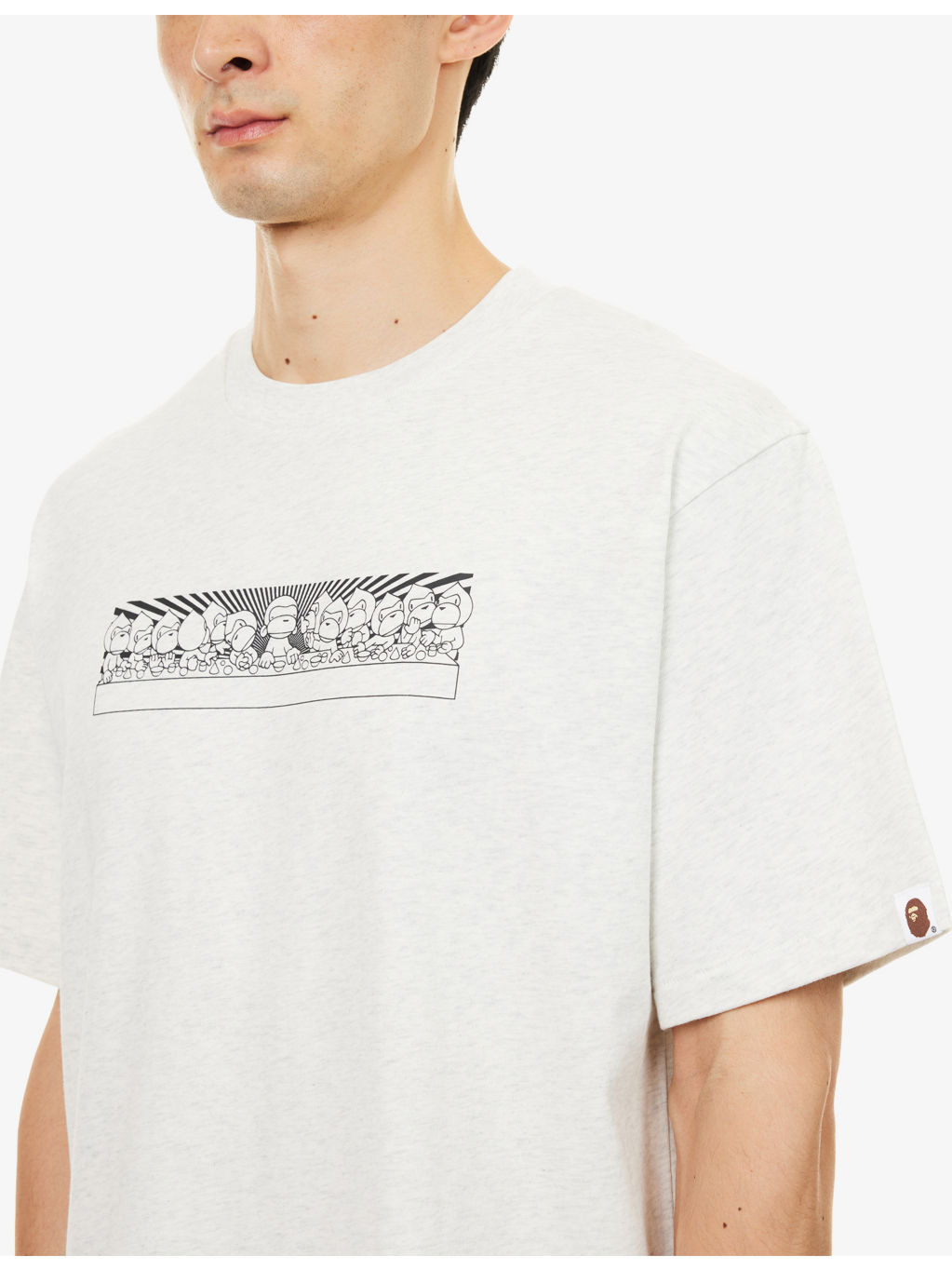 Bape Babyilo Graphic-Print Cotton T-Shirt - 5