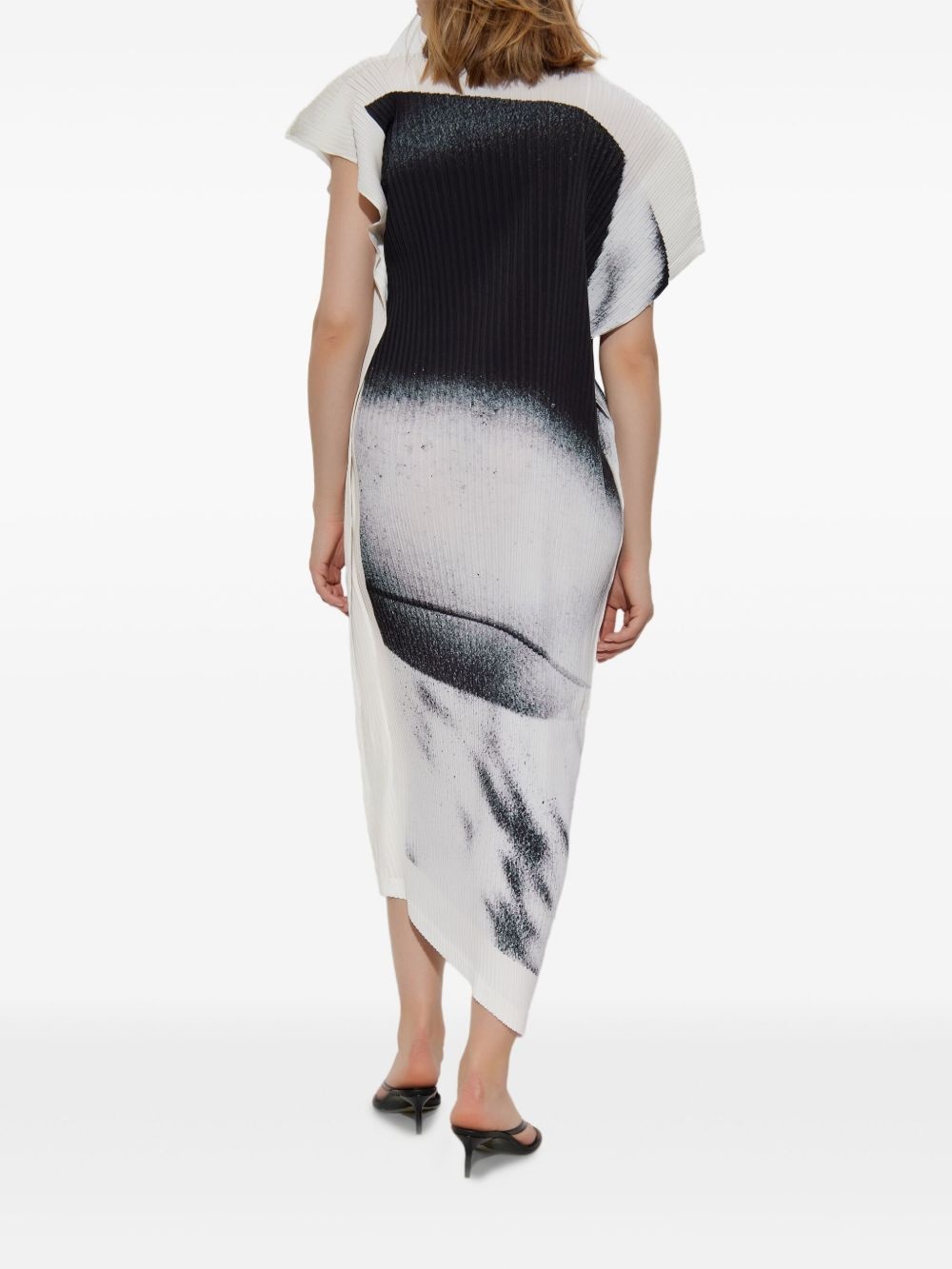 Shadow Duty graphic-print midi dress - 4