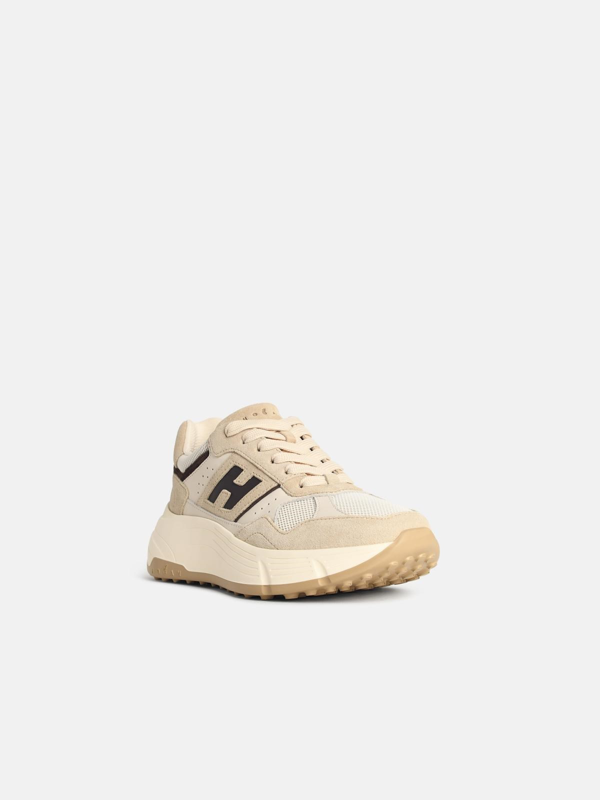'H669' BEIGE SUEDE SNEAKERS - 2