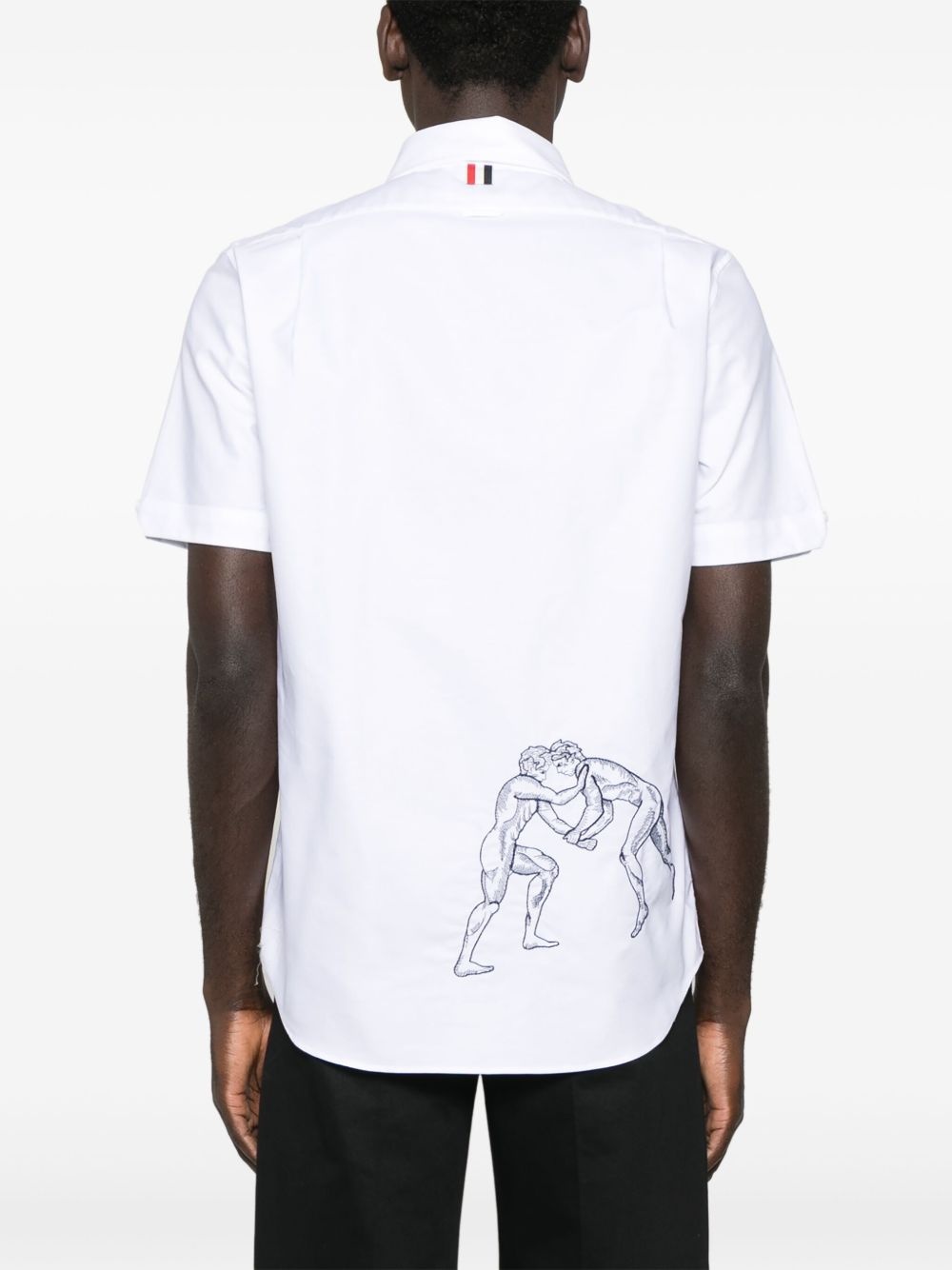 embroidered cotton shirt - 4