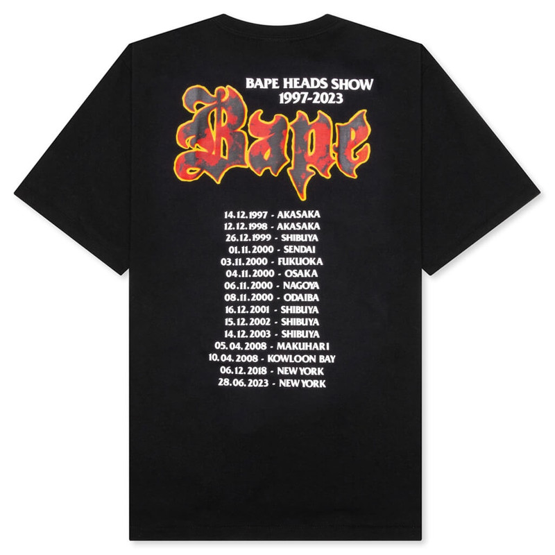 A BATHING APE® BAPE BOOMBOX TEE C - BLACK outlook