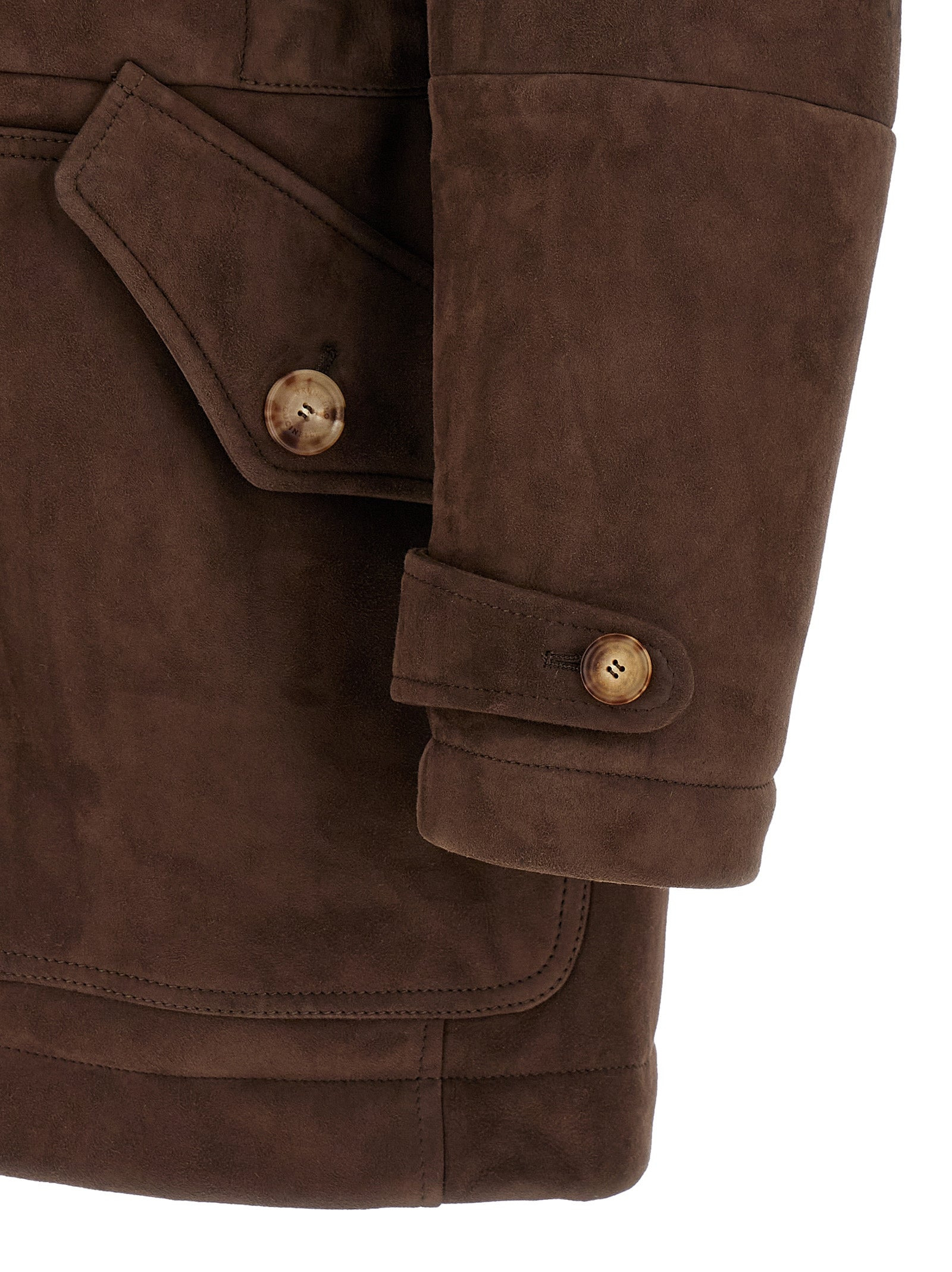 Parka Model Sheepskin Jacket Puffer Jackets Brown - 4