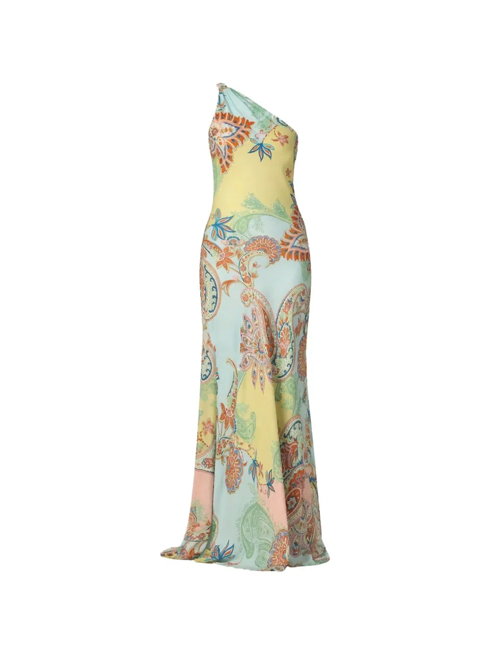 one-shoulder maxi dress - 1