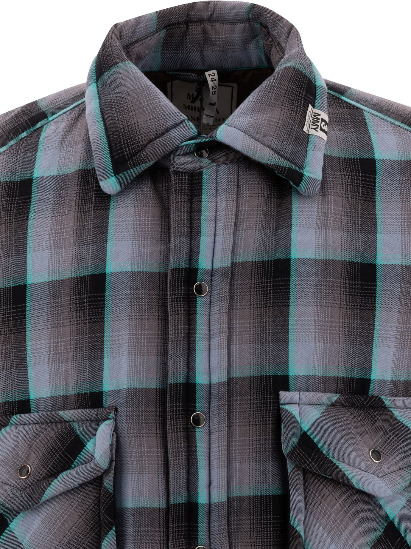 Maison Mihara Yasuhiro Padded Check Overshirt - 3