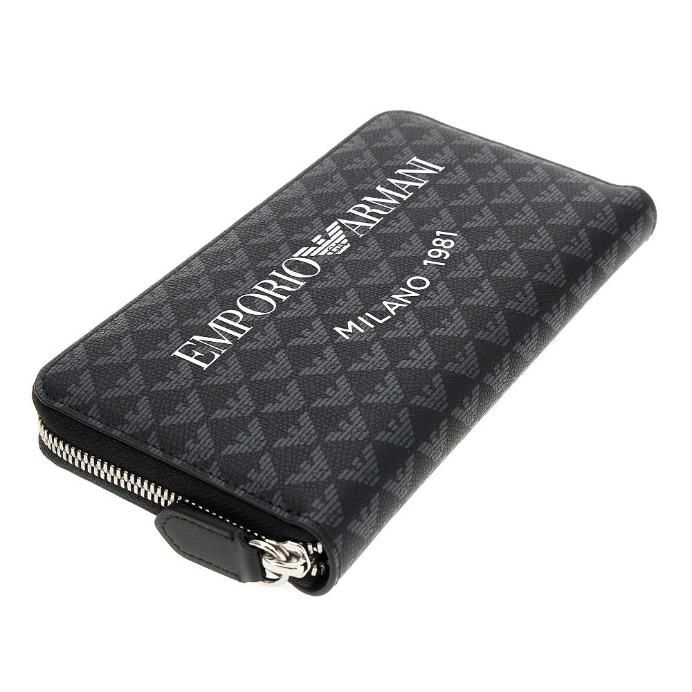 FAUX LEATHER ZIP-AROUND WALLET - 4