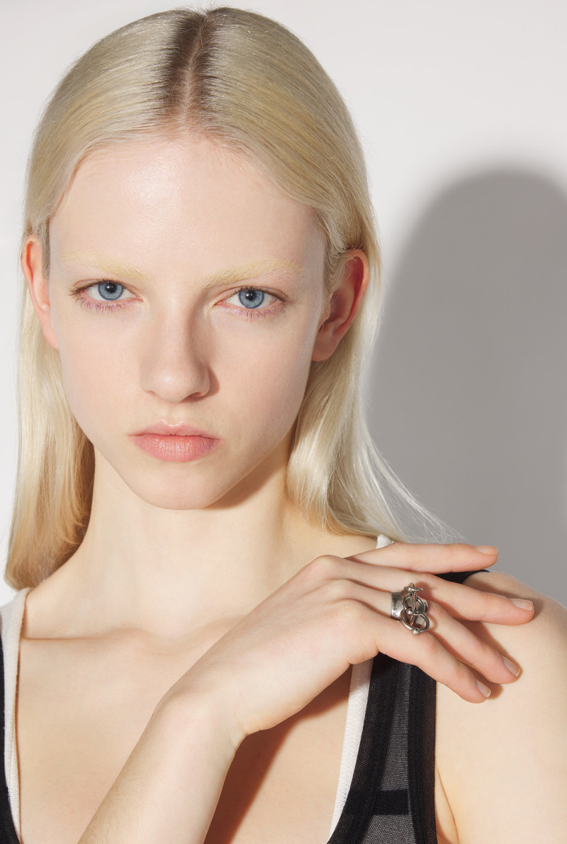 Jean Paul Gaultier THE SILVER-TONE PIERCING RING outlook