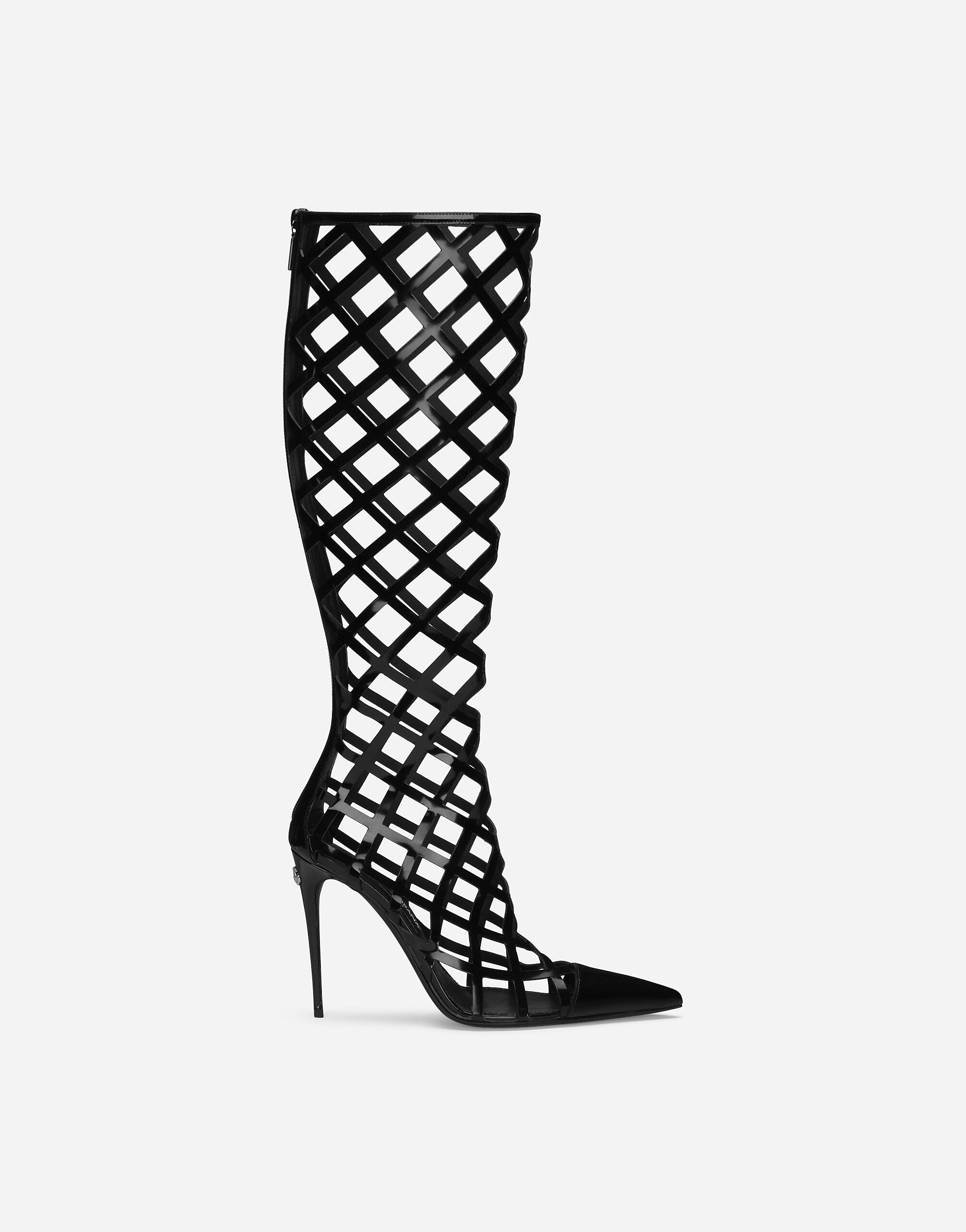 Polished calfskin boots - 1
