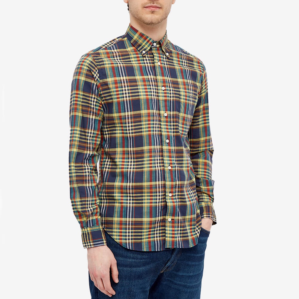 Gitman Vintage Button Down Archive Madras Shirt - 4