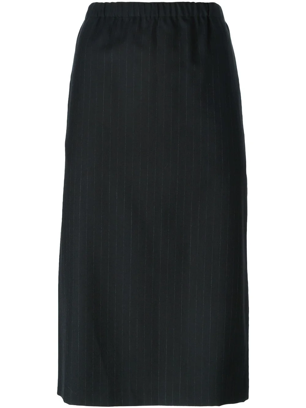 pinstriped pencil skirt - 1