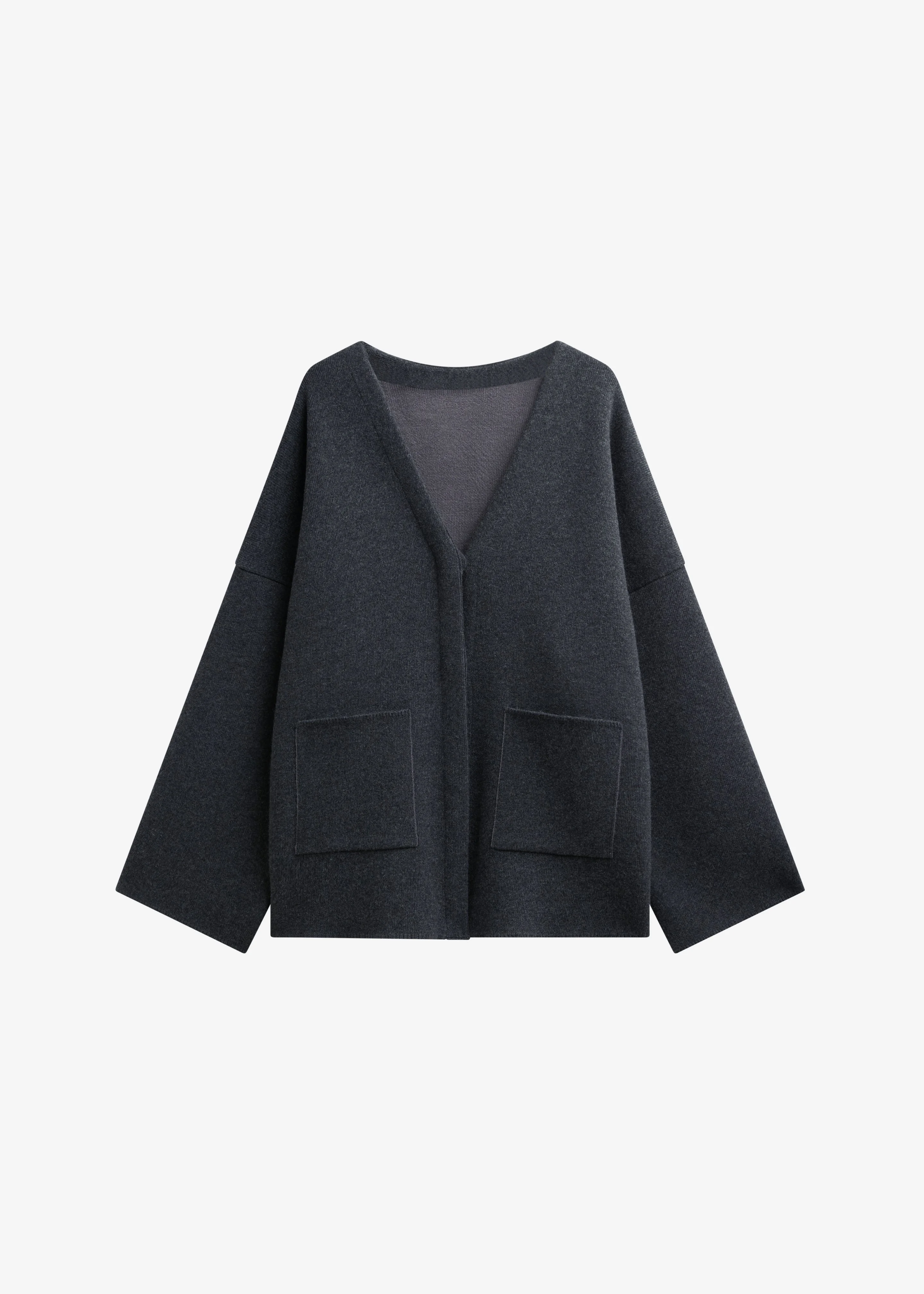 Tynset Oversized Cardigan - Charcoal - 1