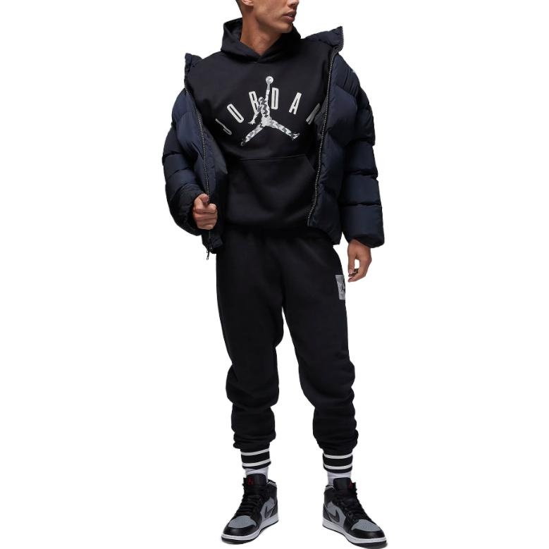 Air Jordan Flight MVP Hoodie 'Black White' FD7416-010 - 3
