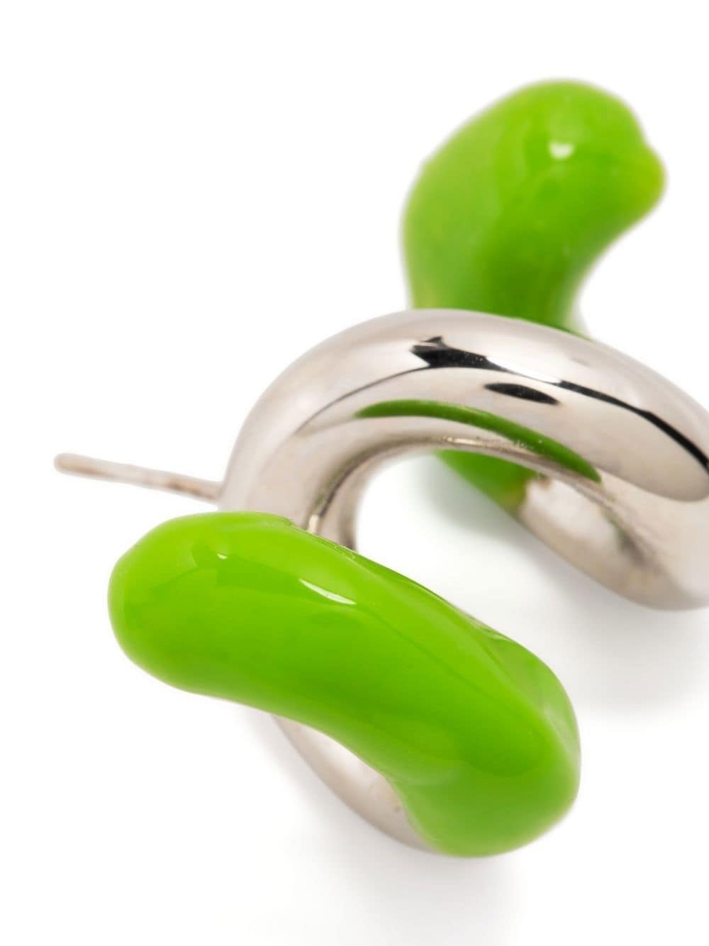colour-block wrap earrings - 3