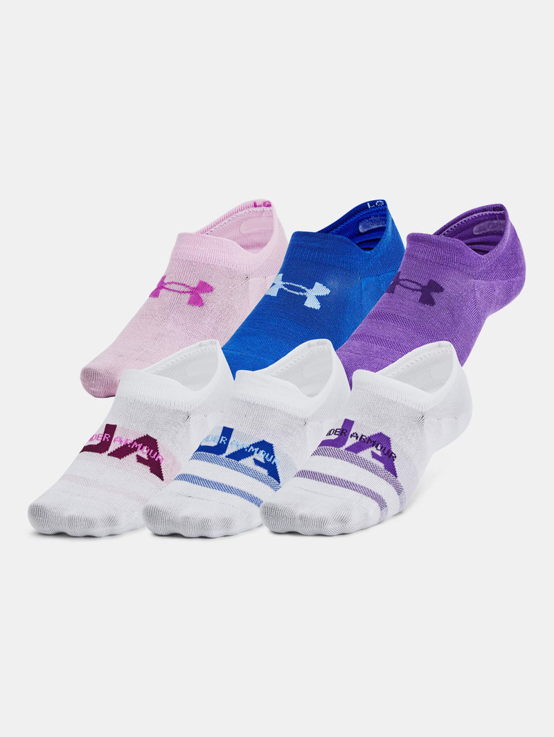 Unisex UA Essential 6-Pack Ultra Low Socks 3