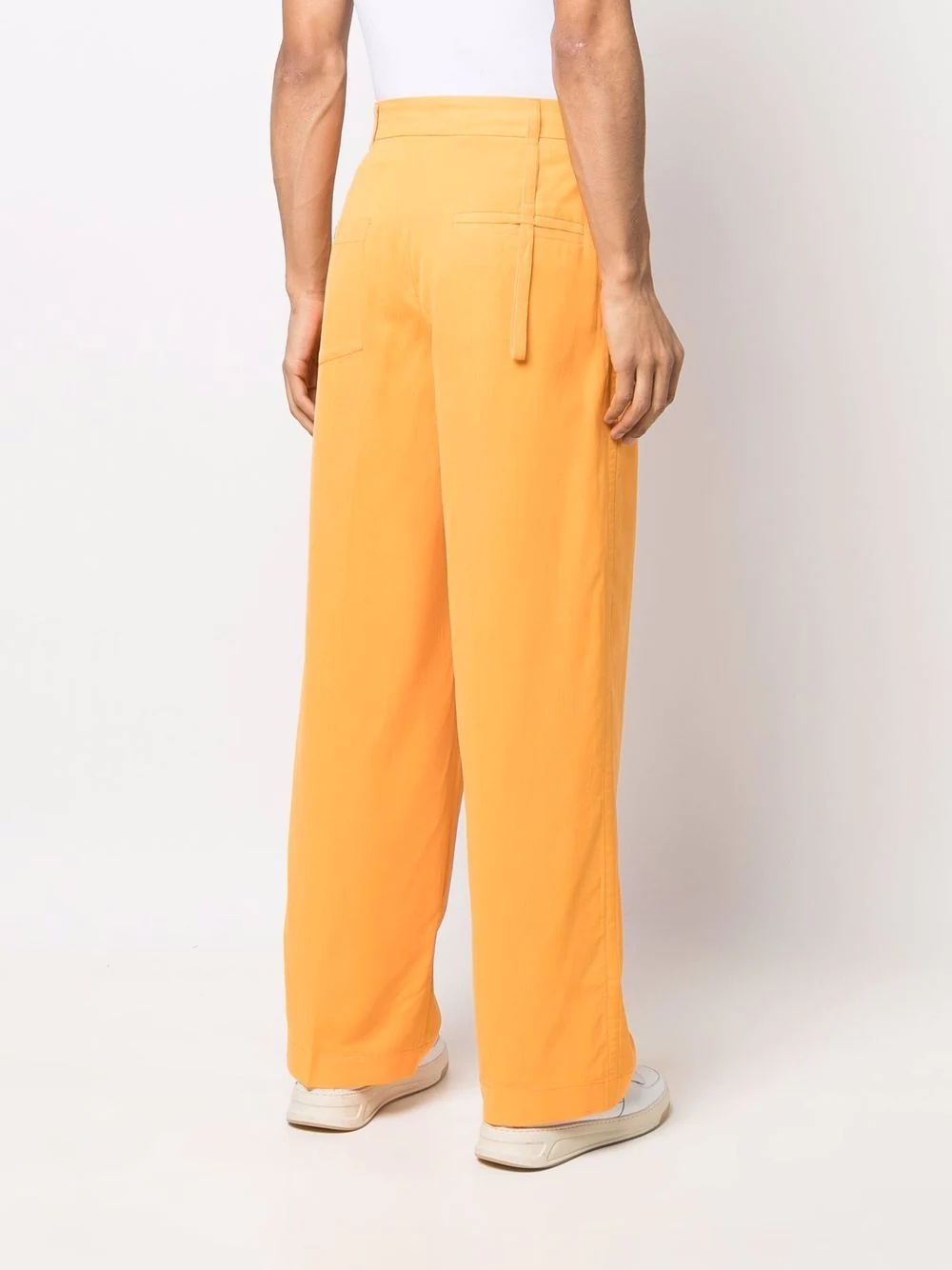 wide-leg tailored trousers - 4