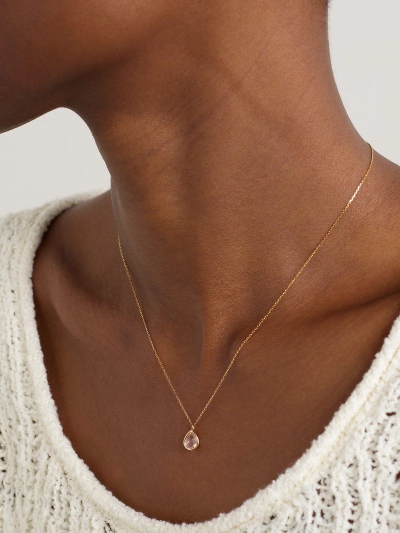MATEO 14-karat Gold Topaz Necklace outlook