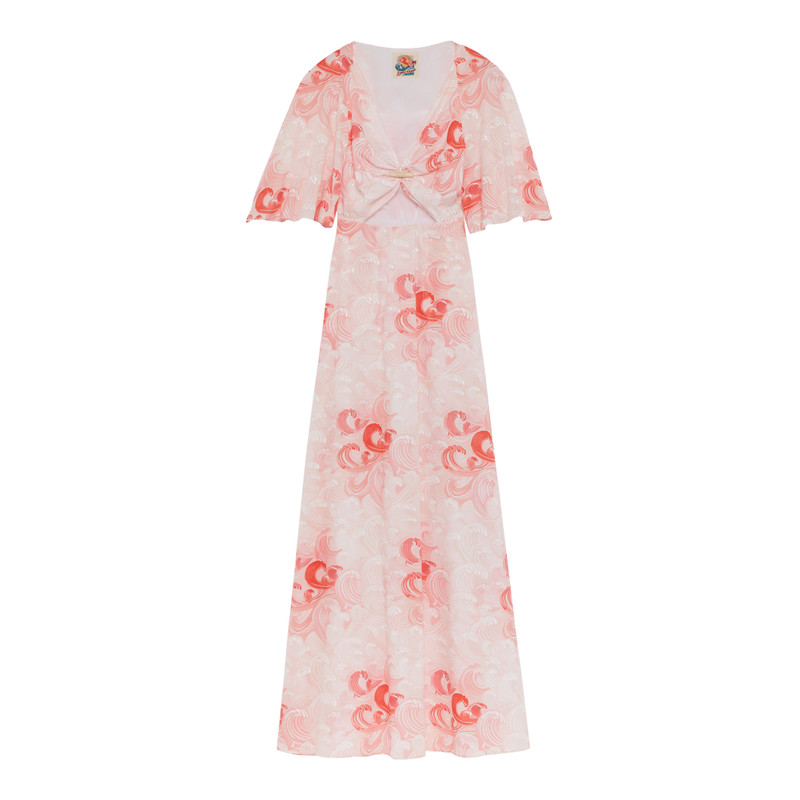 Long dress Ballerina - Printed poplin 1