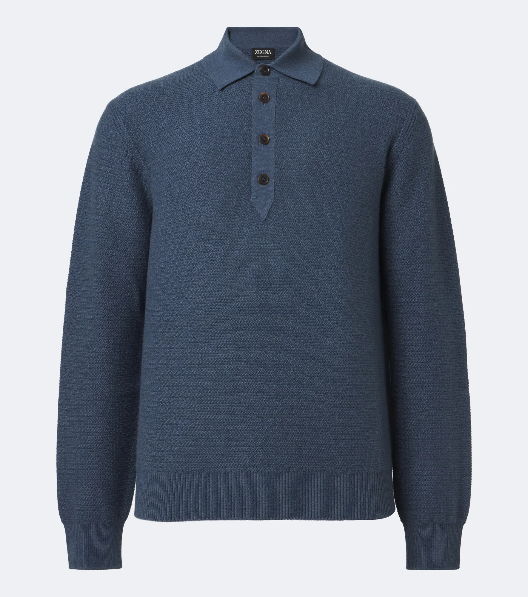 Cashmere polo sweater - 1
