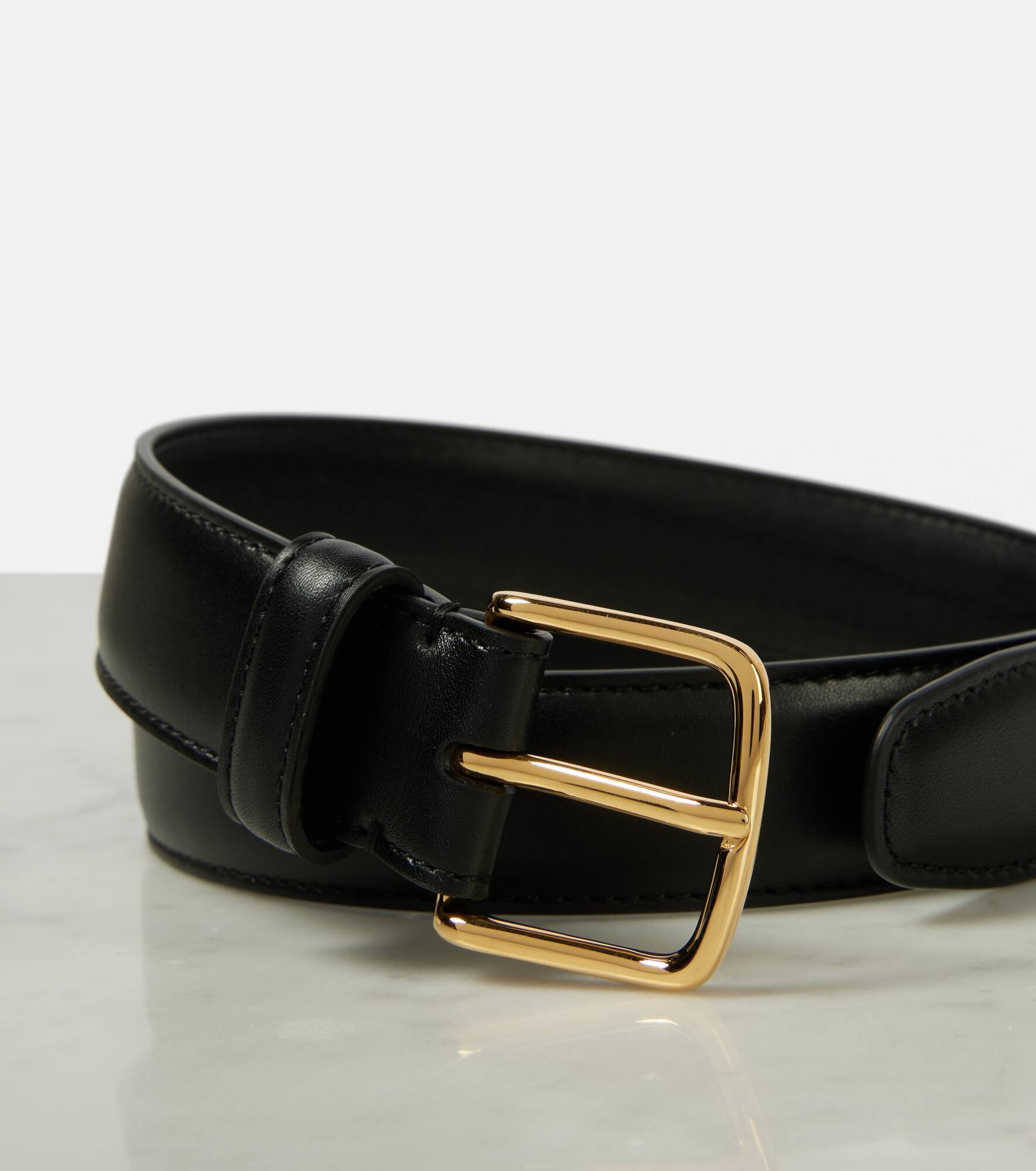 Classic leather belt - 3