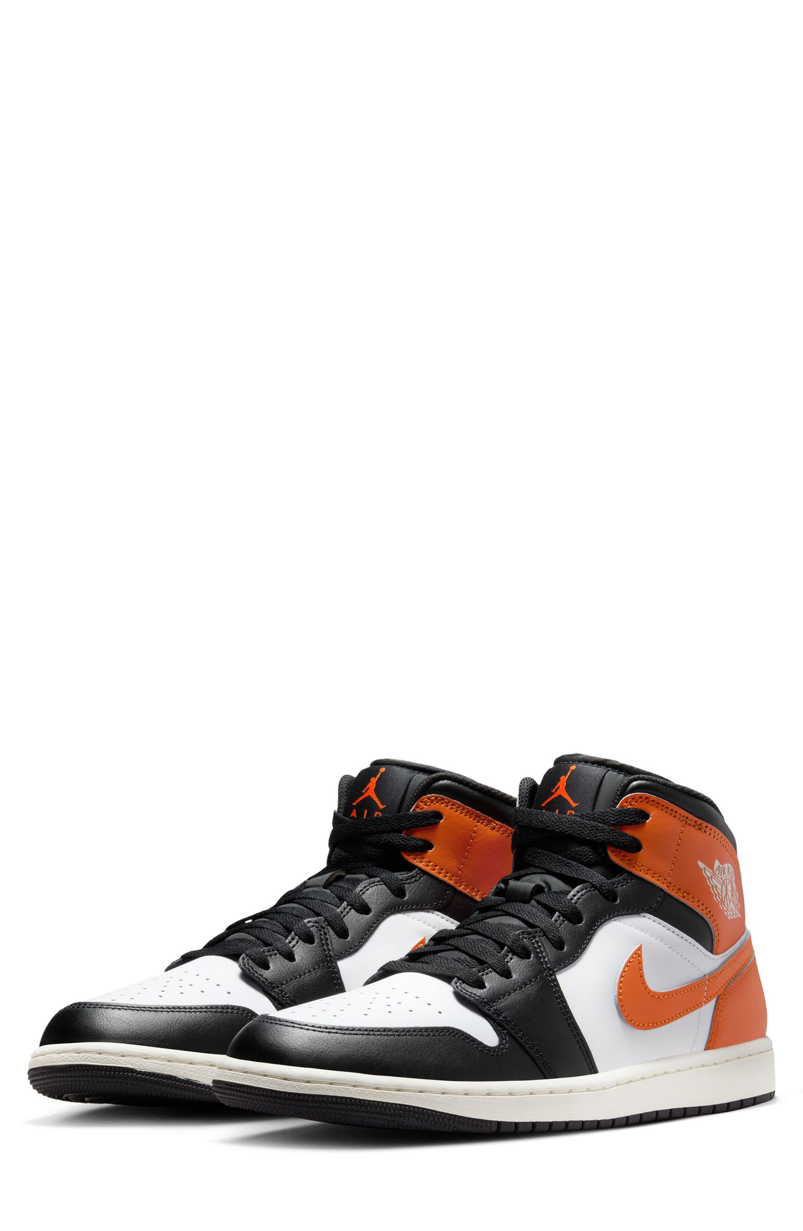 Air Jordan 1 Mid Sneaker in 801 Strfsh/black at Nordstrom - 1