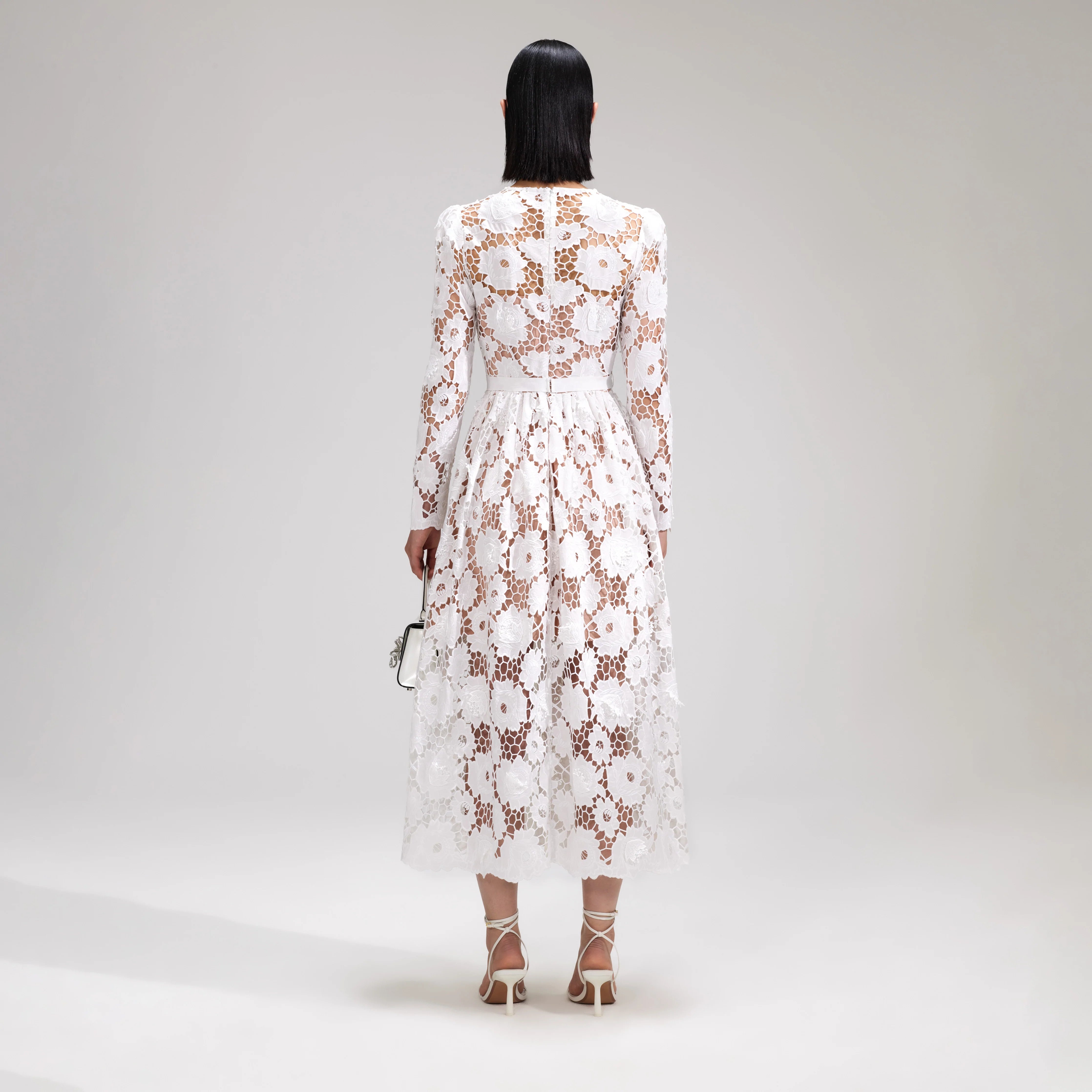 【SELF PORTRAIT】Cotton Lace Midi Dress＊難有 SELF PORTRAIT】Cotton Lace Midi Dress＊難有 - メルカリ