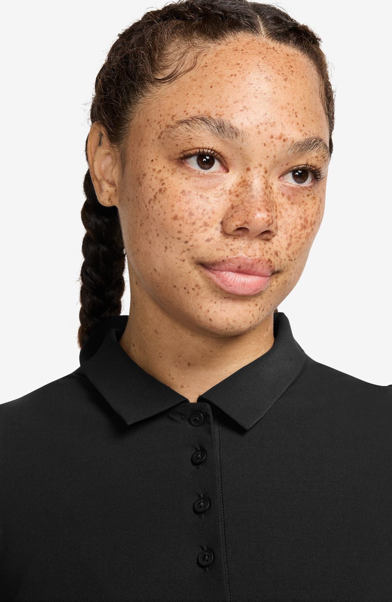 Nike Victory Dri-FIT Sleeveless Polo in 010 Black/white at Nordstrom - 3