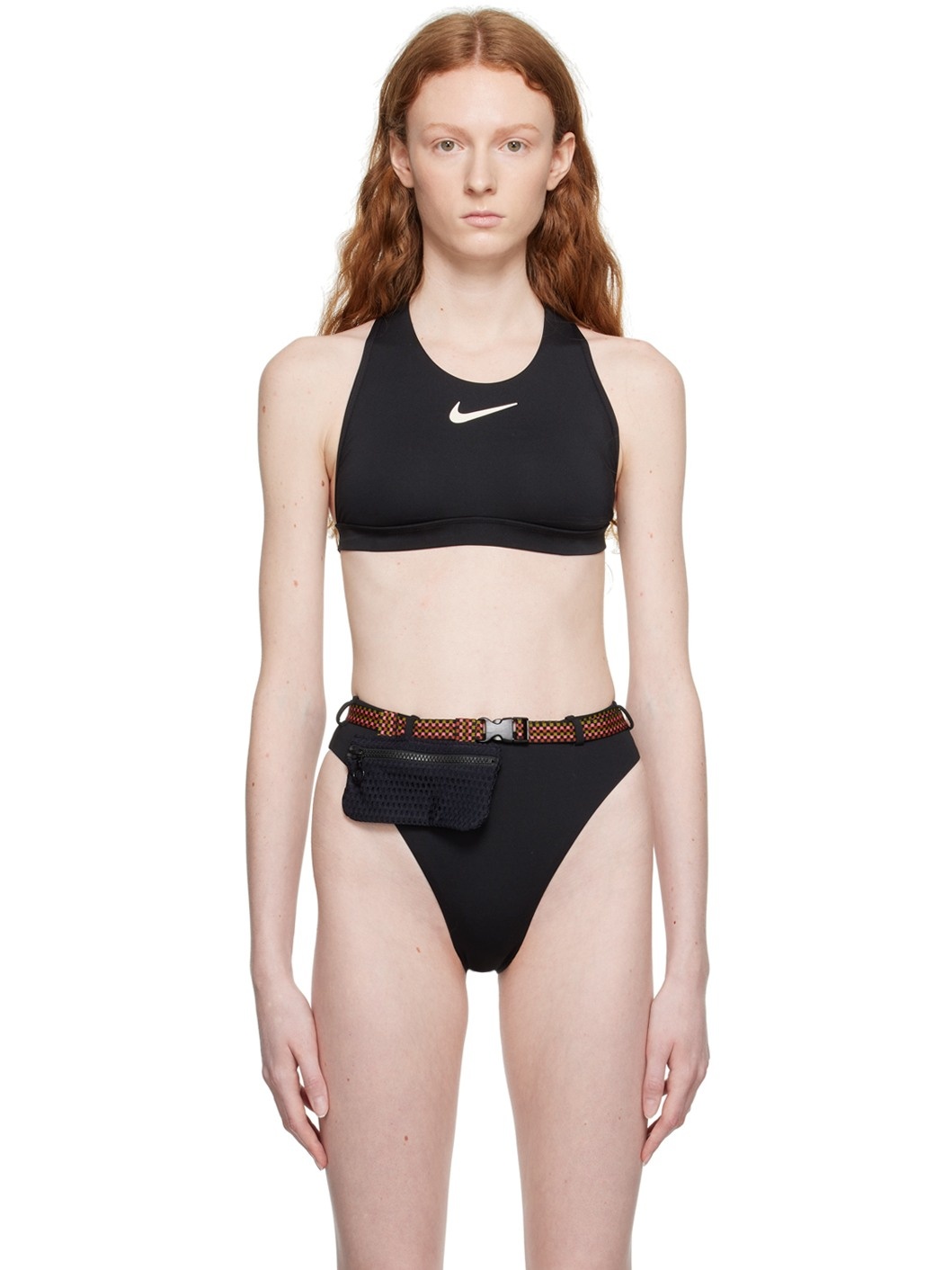 Black Bungee Bikini Top - 1