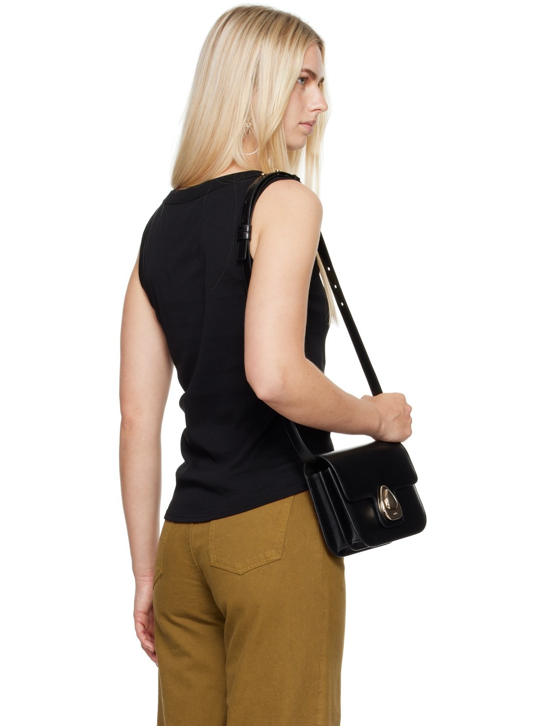 Black Agathe Tank Top - 3