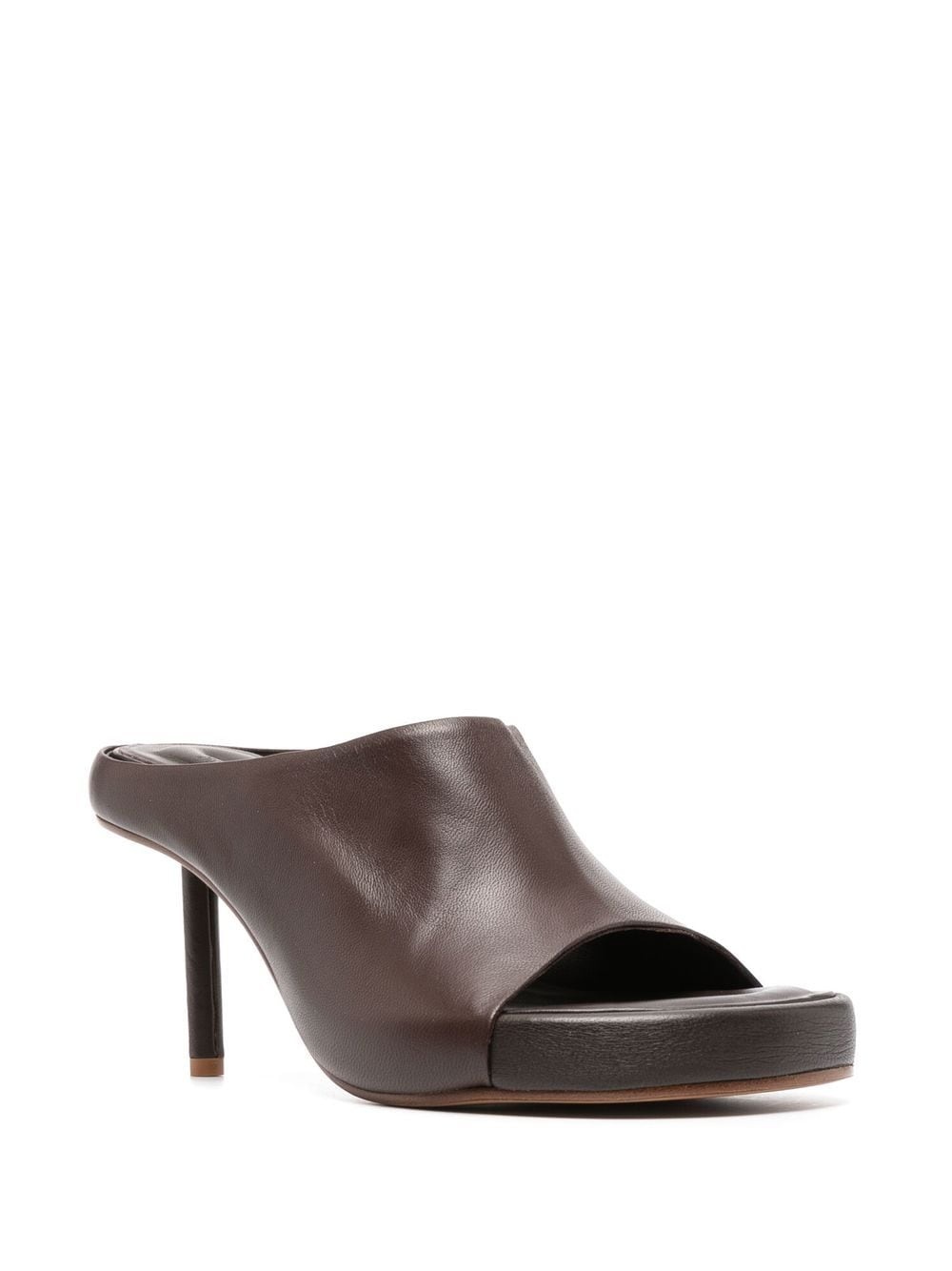 85mm leather mules - 2