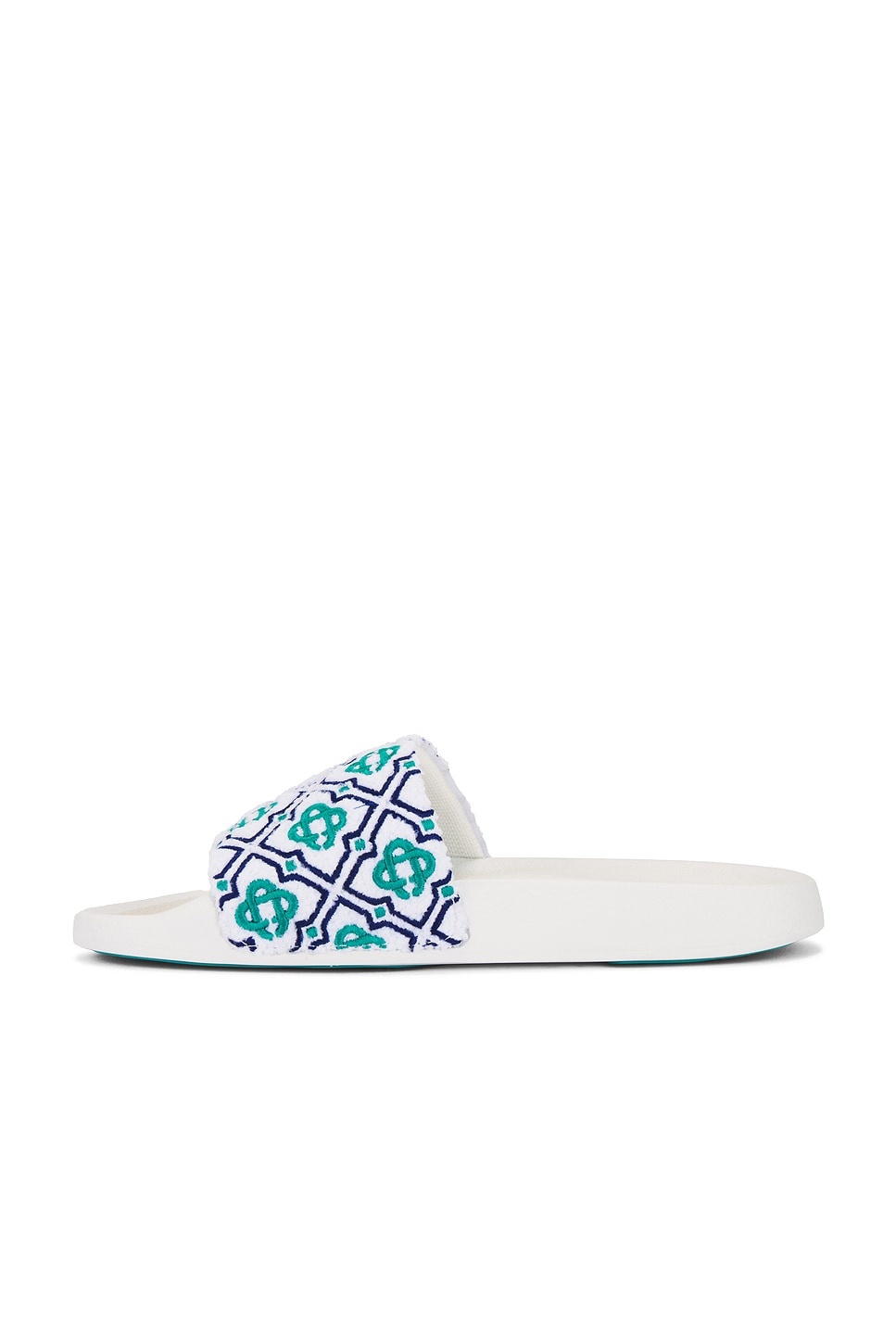 Womens Embroidered Terry Slider - 5