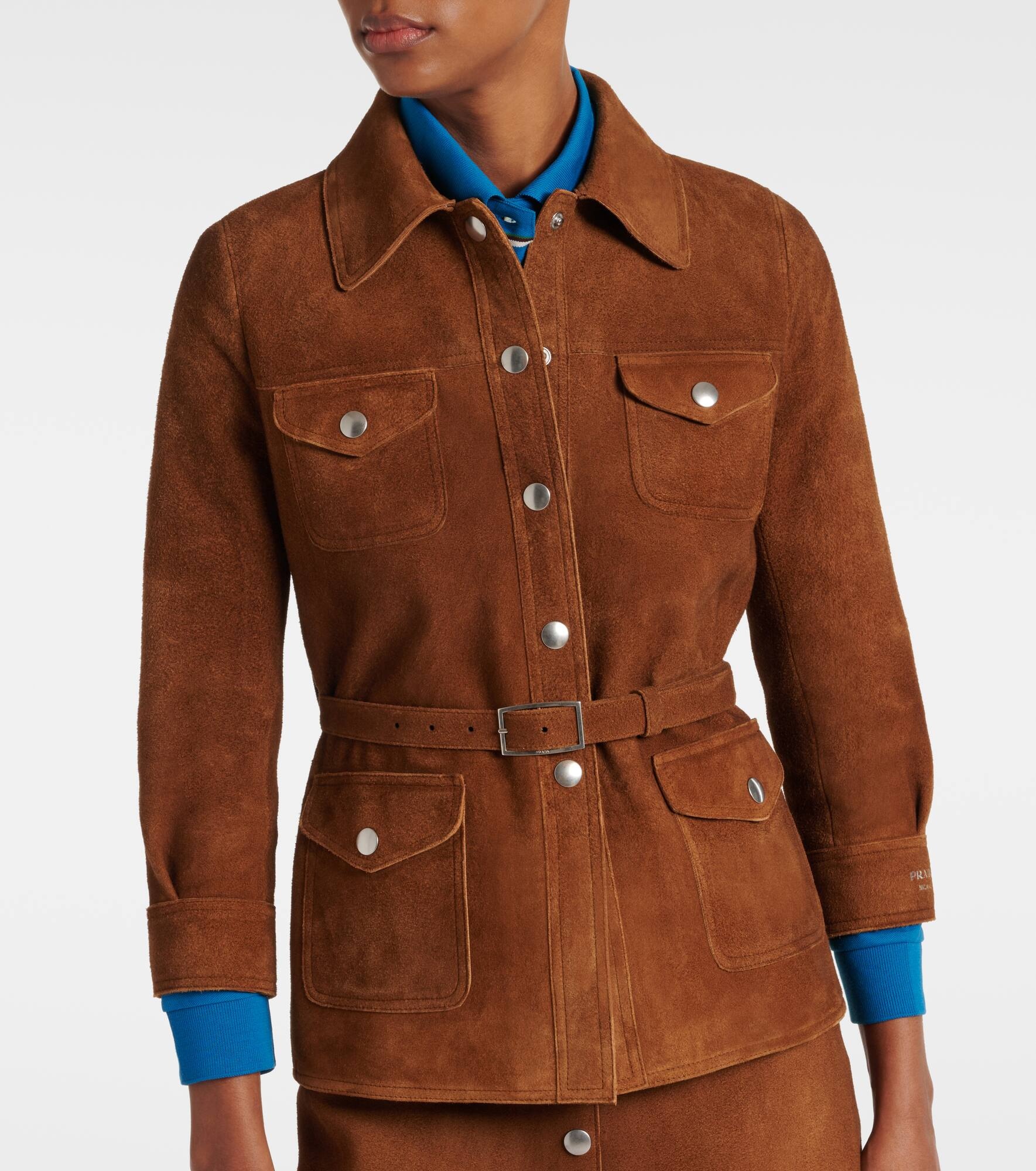 Suede overshirt - 6