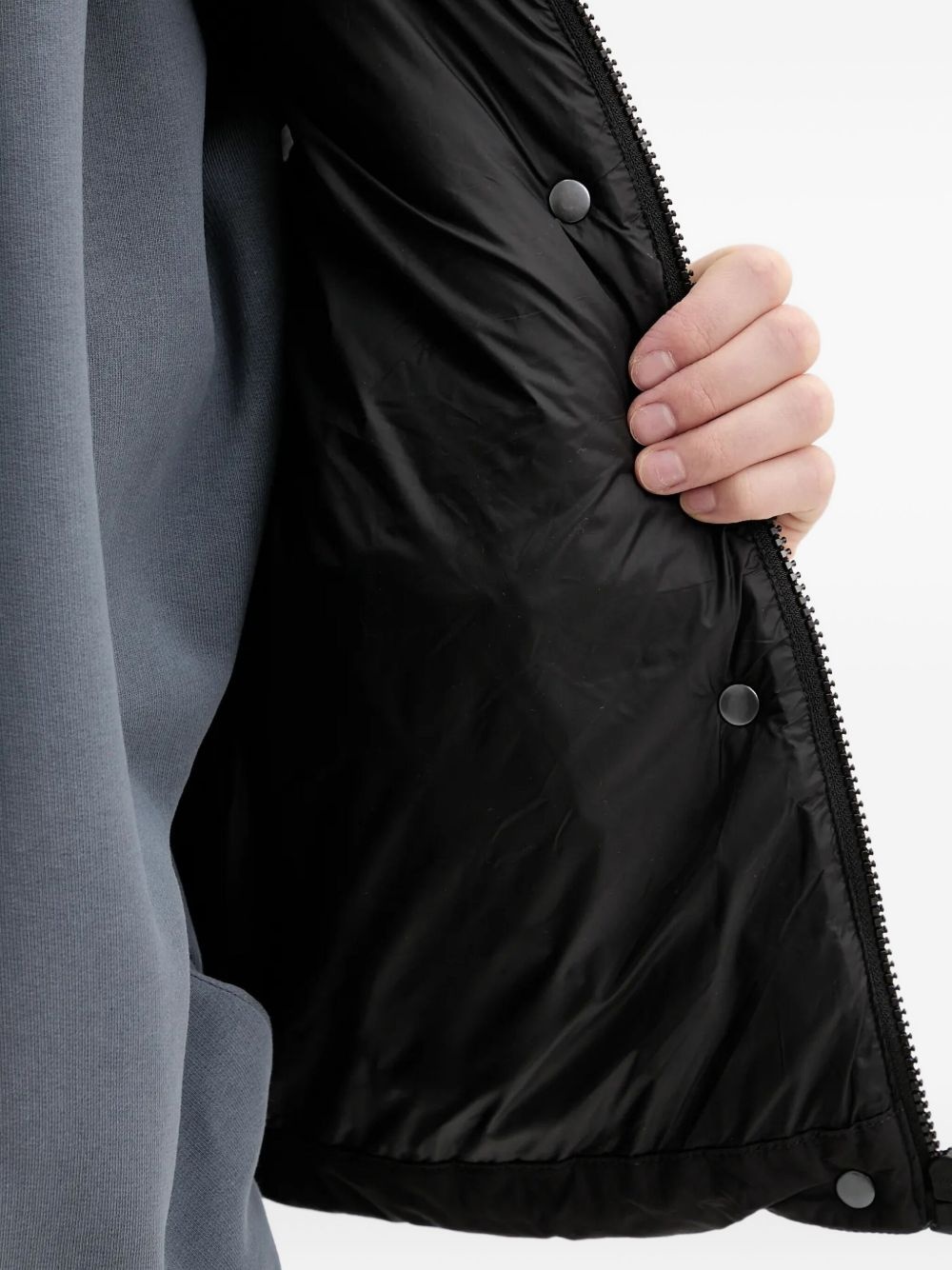 quilted logo-detail gilet - 4