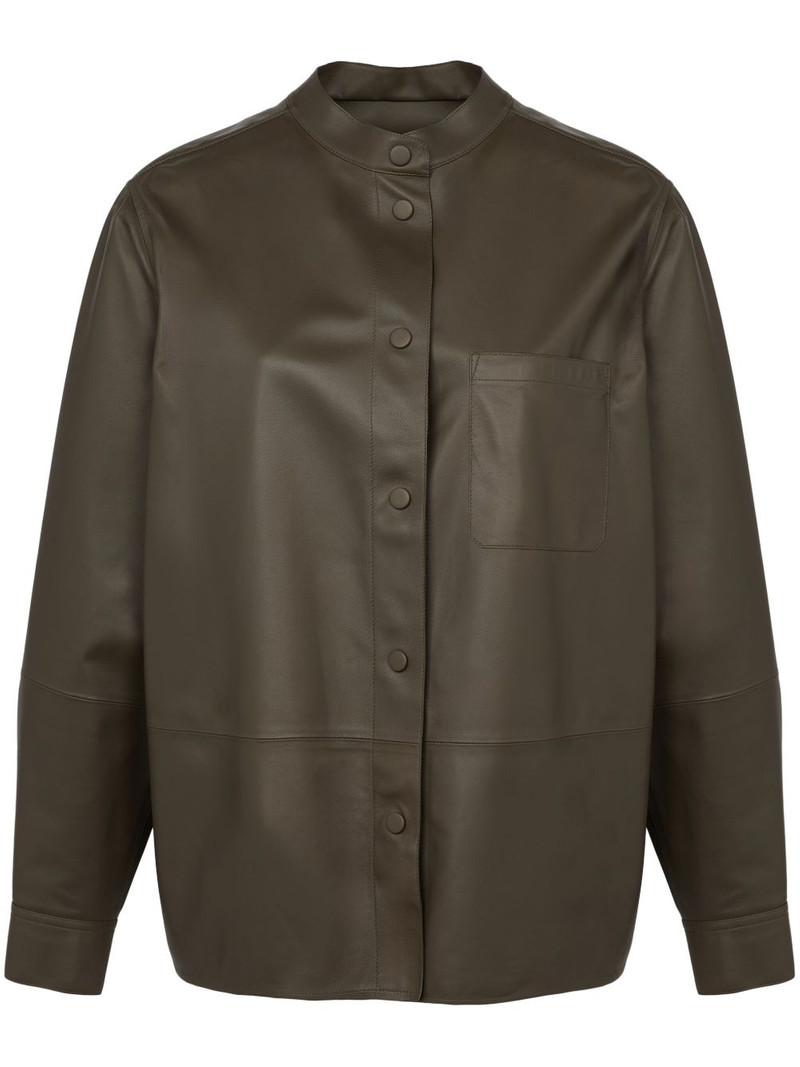 leather overshirt 1