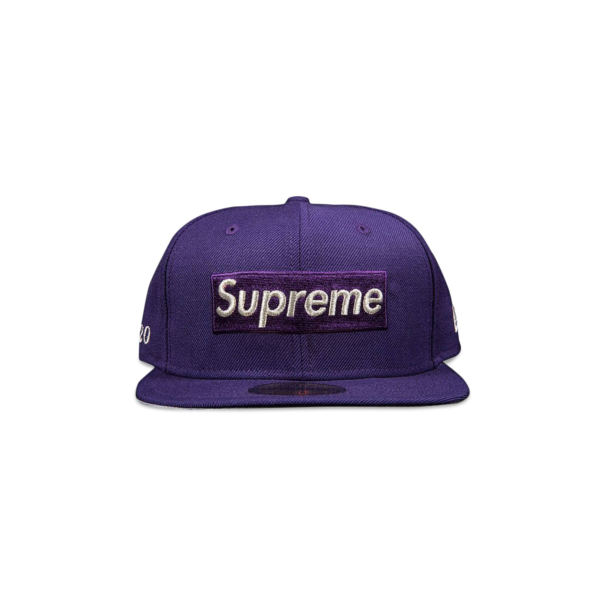 Supreme $1M Metallic Box Logo New Era 'Purple' - 1