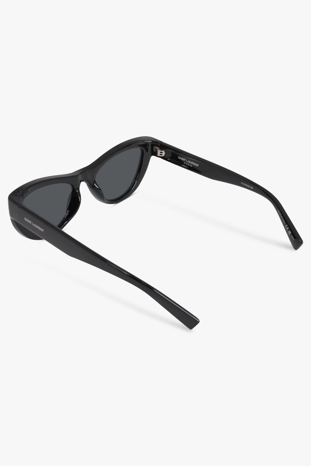 SL 676 CAT EYE NYLON SUNGLASSES | BLACK/BLACK - 3