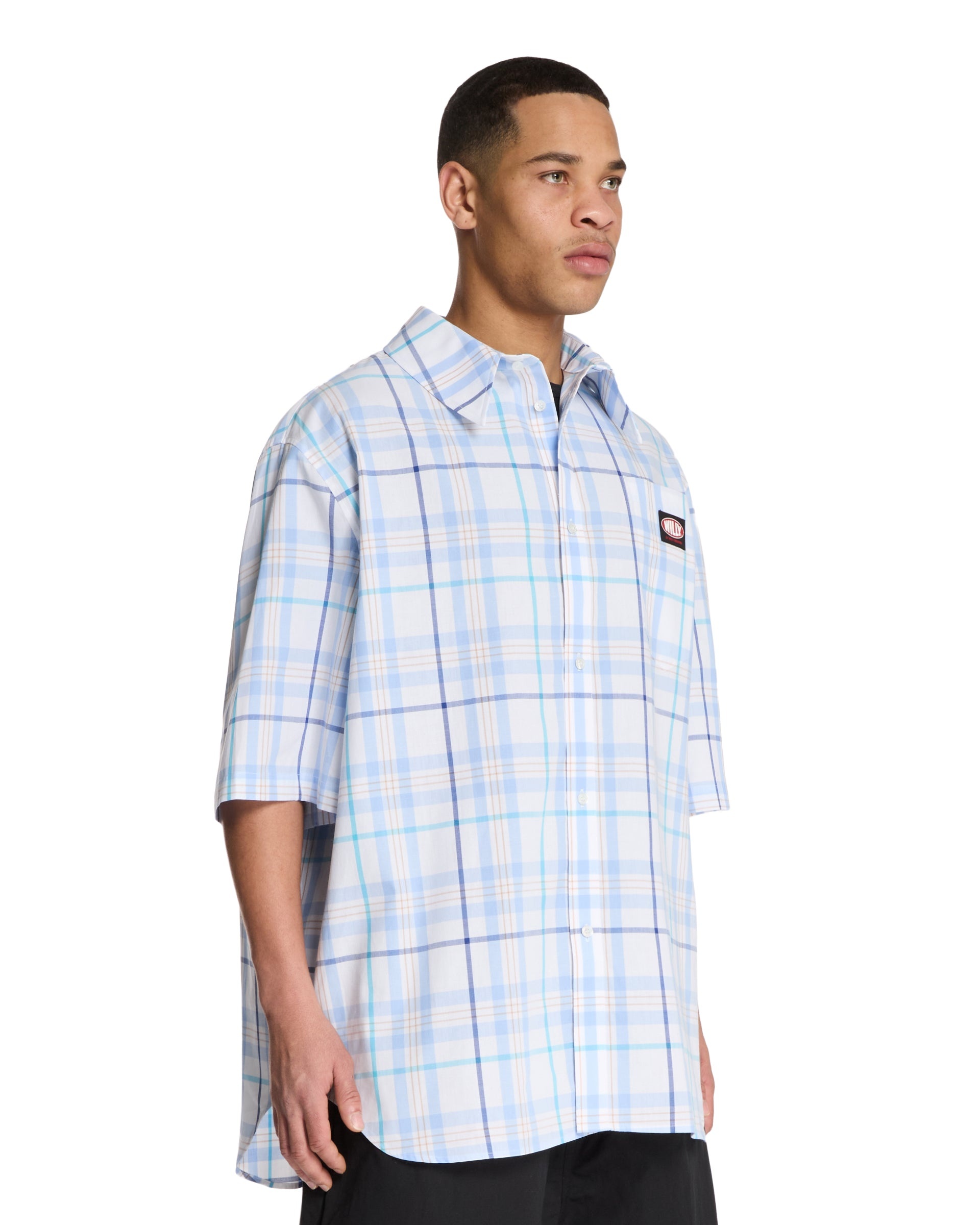 Blue Checkered Shirt - 4