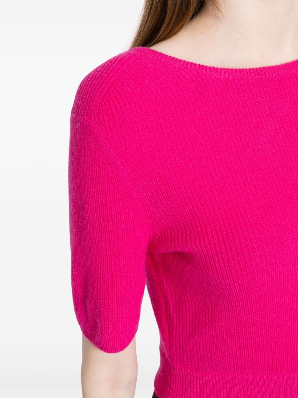 Josefina cut-out cashmere top - 5