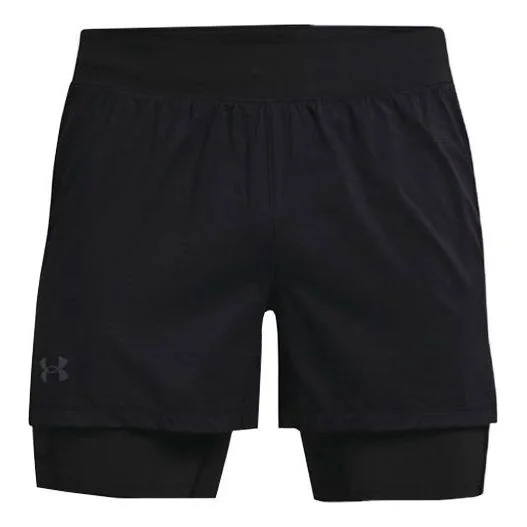 Under Armour Rush 2-in-1 Running Shorts 'Black' 1361577-001 - 1