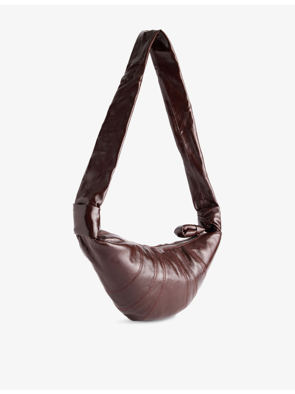 Medium Croissant Leather Shoulder Bag - 5