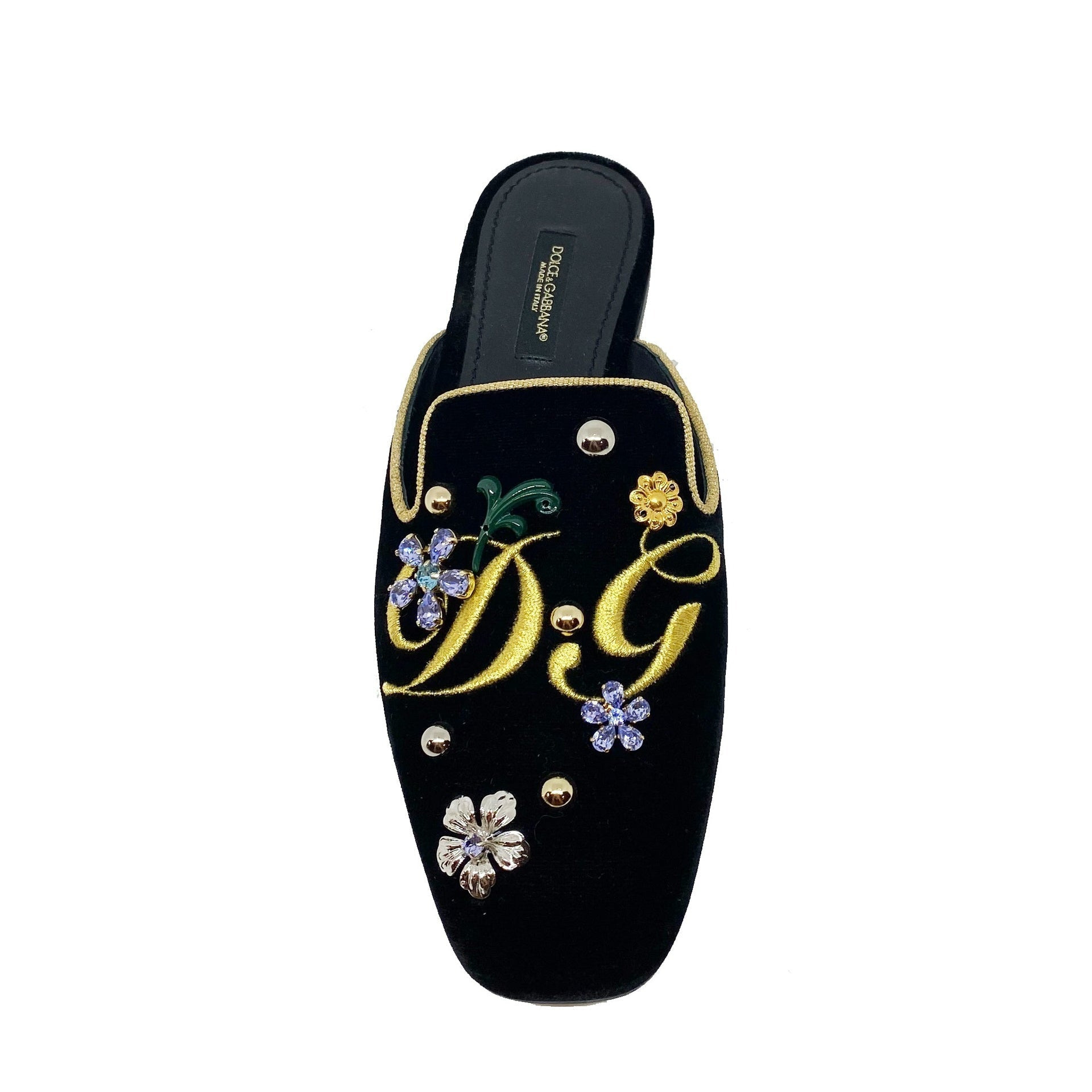 Dolce & Gabbana Velvet Mules Women - 4