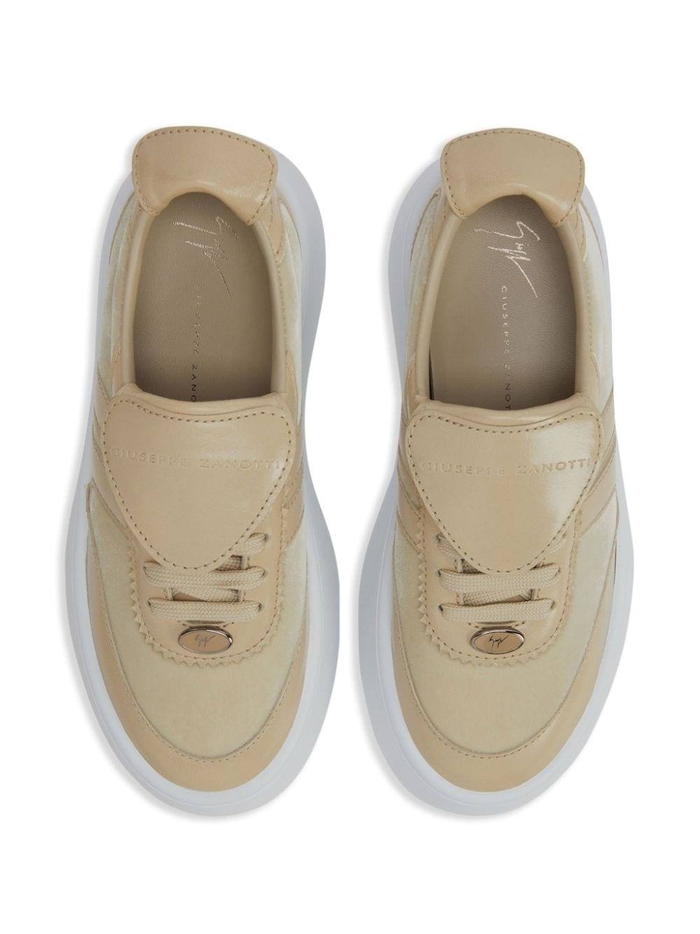 League Maxi leather sneakers - 4