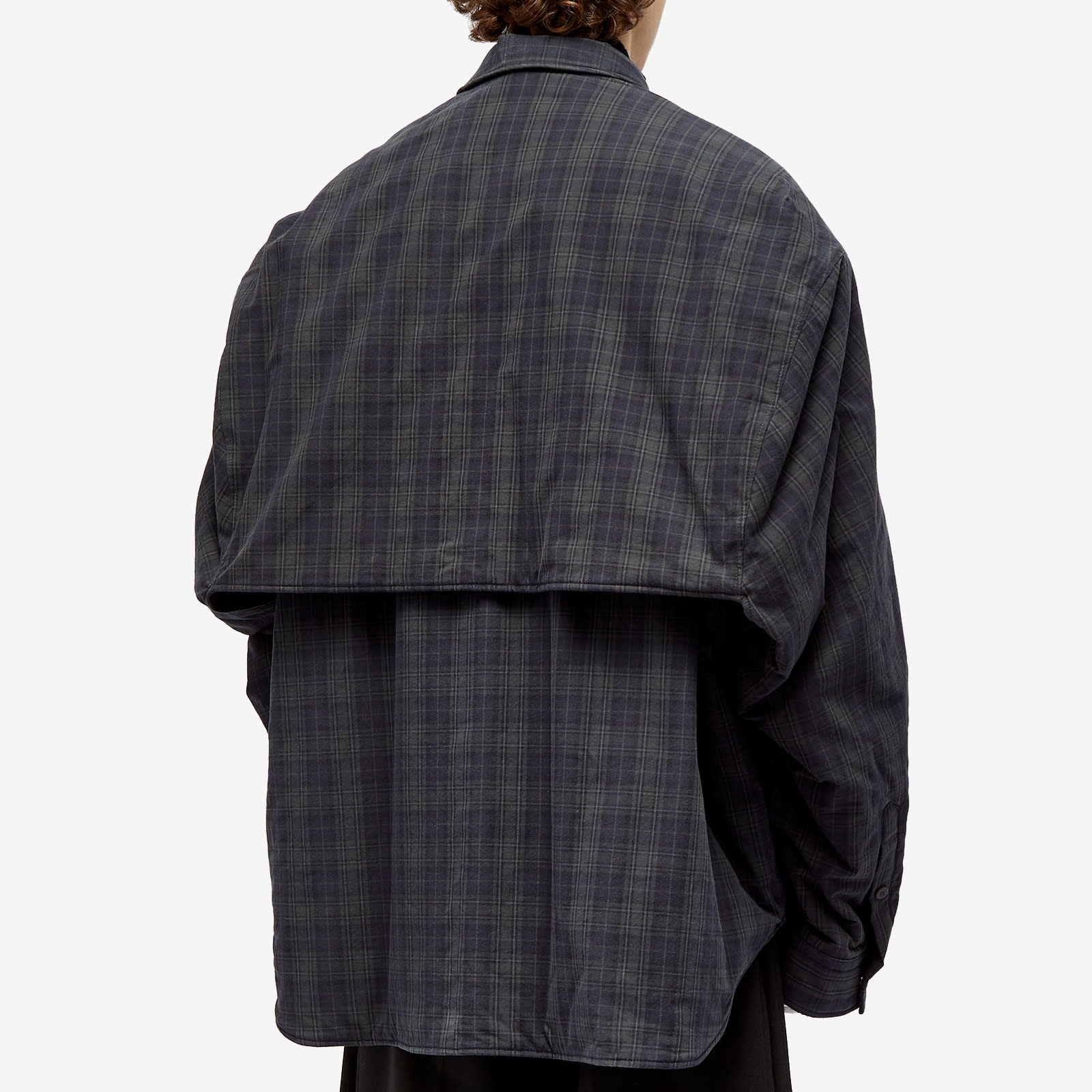 Balenciaga Detachable Flannel Shirt - 3