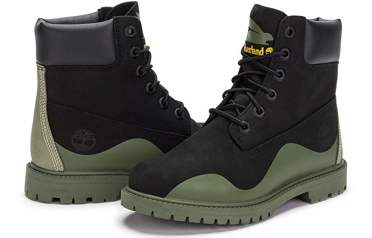 (WMNS) Timberland Heritage LNY 6 Inch Boots 'Black' A5NB9W - 5