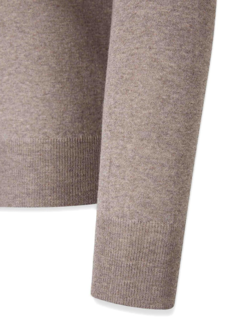 high-neck zip-front cardigan 4